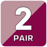 2 Pair - Baby Pink & Bright Pink