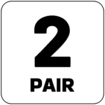 2 Pair - White