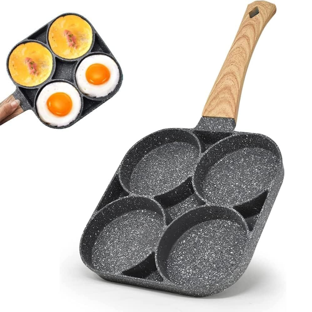 4 Section Non Stick Egg Frying Pan